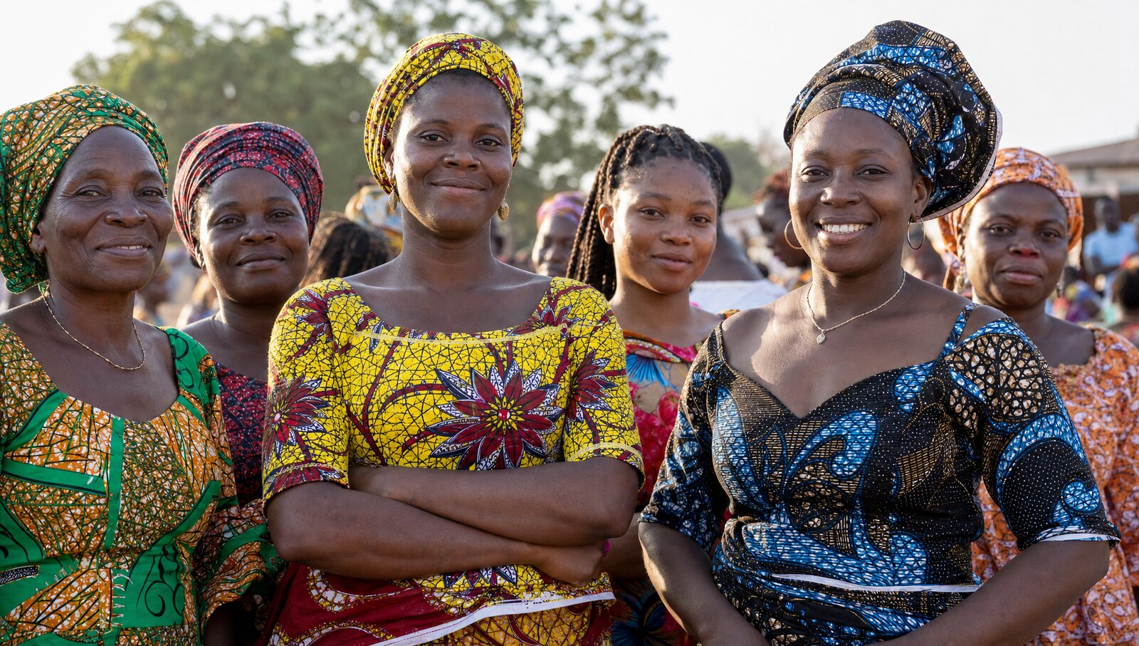 A group of confident Nigerian women